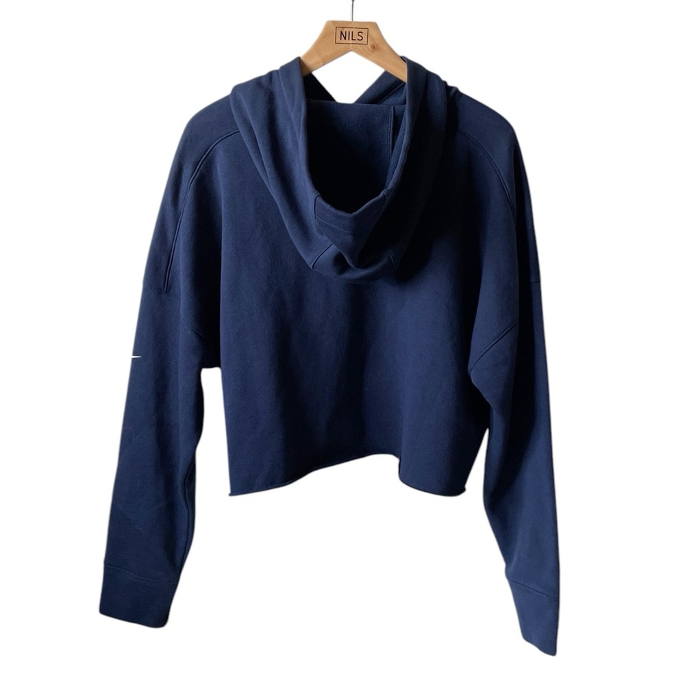 NEW Nike UConn crop navy blue hoodie size L large - Picture 3 of 5